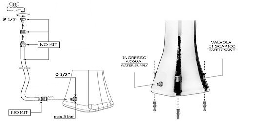 how to install a garden shower