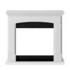 Gio White Fireplace Frame