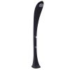 Douche solaire extrieure noire lgante avec design feuilles