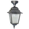 Lampada Da Soffitto Per Giardino Athena Lampadario a Lanterna Con Corpo In Alluminio Pressofuso Colore Antracite e Vetri Opale Altezza 38.5 Cm Protezione Ip43 Adatta Per Lampadine Alogene, Fluorescenti Oppure a Led Made In Italy