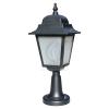 Athena Outdoor Floor Light For Gates And Driveways Height 53.5 Cm Outdoor Lantern Lamp With Ip43 Protection In Die-cast Aluminium Anthracite Colour And Opal Glass Bulb Socket E27 Product Made In Italy 
