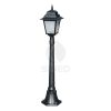 Lampada Da Terra Per Esterno Athena Lampioncino Per Vialetto Alto 116 Cm In Alluminio Pressofuso Colore Antracite Con Vetri Opale Protezione Ip43 Attacco E27 Per Lampadina Alogena, Fluorescente o a Led Prodotto Made In Italy