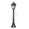 Lampadaire D'extrieur Athena Pour Alle 116 Cm De Haut En Aluminium Moul Sous Pression Couleur Anthracite Avec Verre Opale Protection Ip43 Connexion E27 Pour Ampoule Halogne, Fluorescente Ou Led Produit Fabriqu En Italie 