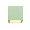 Paintable Ceramic Wall Lamp Quadro