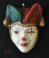Maschera In Cartapesta Dipinta a Mano Bu