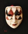 Maschera In Cartapesta Dipinta a Mano Vo