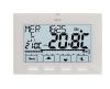 Perry White Wall Clock Thermostat 