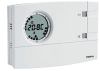 White Wall Clock Thermostat With Batteri 