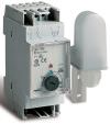 Twilight Switch 2-200lux Regulation Equipped With Hysteresis And Delays At Power On - Off To Avoid False Switching 230v C.a 50/60hz Mounting 2 Din Plus Probe From Outside Including Uv Housing Protection Class Ip65 Perry 1ic7052