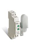 Perry 1ic7053n Twilight Switch, 0-1000 Lux 1 Din Regulation High Performance With Minimum Space Requirements For Controlling Even Inductive Loads Such As Fluorescent Lamps Or Leds External Probe With Precision Photodiode Without Cadmium Ip65