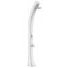 Modle RIOXXL SS0935XXL WHITE Douche solaire chauffante. Corps en polythylne HD, idal pour les jardins, les piscines et l'extrieur. Hauteur 226 cm, pomme de douche 15,24 cm de diamtre. Grand rservoir de 40 litres, y compris lave-pieds, composants en