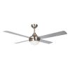 Ceiling Fan With Lights And 4 Two-tone, Grey And Light Brown Blades, 3-speed Remote Control Included. 2 Bulbs With E27 Max 40w Connection Not Included. 122cm Balloo Model Useful Summer - Winter Function Ideal For Medium Sized Rooms