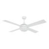 Ventilatore Con Luce Led e Pale Reversibili Colore Bianco e 4 Pale Reversibili Colore Bianco e Legno 2 Lampade 132 Cm 3 Velocit Marca Sulion Modello Baloon Consigliato Per Grandi Ambienti Telecomando Incluso 3 Velocit