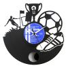 Horloge En Vinyle Pendule De Football