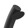 Douche Solaire Chauffante Modle Rio Xxl Blackmatt. Structure Incurve En Polythylne Haute Densit, Idale Pour Le Jardin, La Piscine Et Les Activits De Plein Air. Hauteur 226 Cm Tte De Douche Ronde Diamtre 15,24 Cm Rservoir 40 Litres Avec Lave-pied