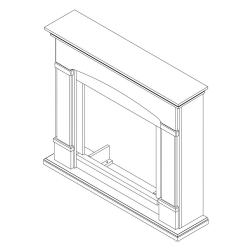 Cornice Per Caminetti Gio Beige