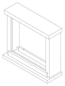 Cornice Per Caminetti Rino Grigia