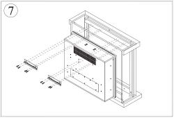 Cornice Per Caminetti Rino Grigia