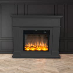 FUEGO  Caminetto Elettrico Grigio Scuro Parete  un prodotto in offerta al miglior prezzo online