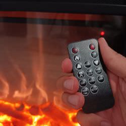 Turquoise Wall Mounted Electric Fireplac