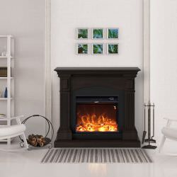 Electric Fireplace Wenge Finish