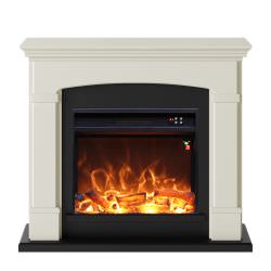 Caminetto Elettrico Bianco Crema