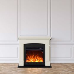 Caminetto Elettrico Bianco Crema