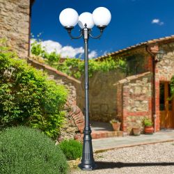 Liberti Design  Lampione a 3 Luci Orione Altezza 212 Cm  un prodotto in offerta al miglior prezzo online