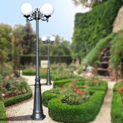 Palo Da Giardino 3 Luci Orione Altezza 2