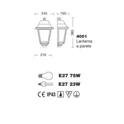 Applique Per Esterno Artemide Bianco Oro