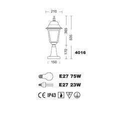 Liberti Design  Athena Gate Light is a product on offer at the best price