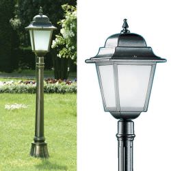 Lampada Da Terra 1 Luce Athena Nero Rame