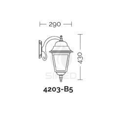 Liberti Design  Athena Wall Lantern For Garden is a product on offer at the best price