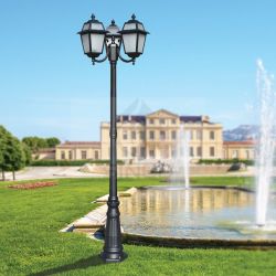 Liberti Design  Lampione Artemide Da 208 Cm e 3 Lanterne  un prodotto in offerta al miglior prezzo online