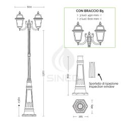 Laterne 2light Lampe Artemide