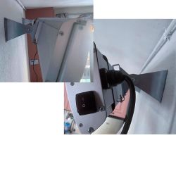 Calefactor De Infrarrojos Blanco 2400w