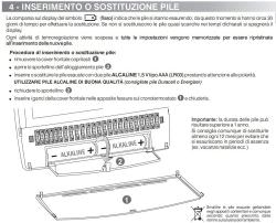 Cronotermostato De Pared a Pilas