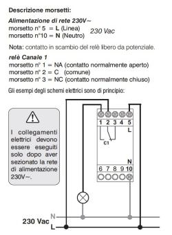 Interruttore Orario Settimanale Digitale