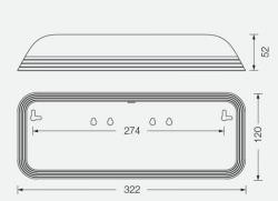 Lednotleuchte 1le D100l0