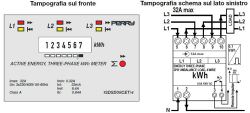 Threephase Energy Meter 30a 4 Din