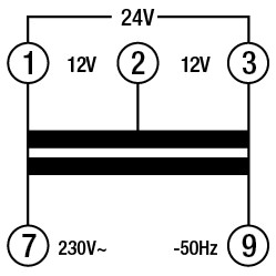 Transformer For Continuous Duty 24va