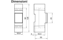 Perry  Perry Dinschiene Modularer Thermostat ist ein Produkt im Angebot zum besten Preis