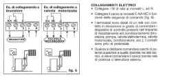 White Electronic Wall Thermostat