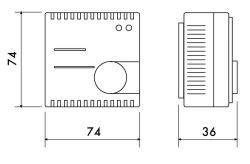 Perry  Perry White Wall Thermostat is a product on offer at the best price