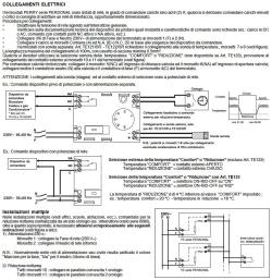 Termostato Elettronico Da Parete Nero