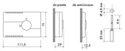 Perry  Thermostat For Electronic Wall Black is a product on offer at the best price