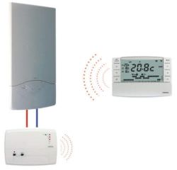 Wireless Chronothermostat Complete Wall