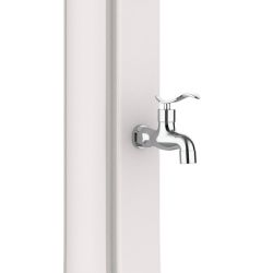 White Solar Shower For Outdoor Use