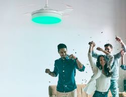 Lampadario Con Ventilatore