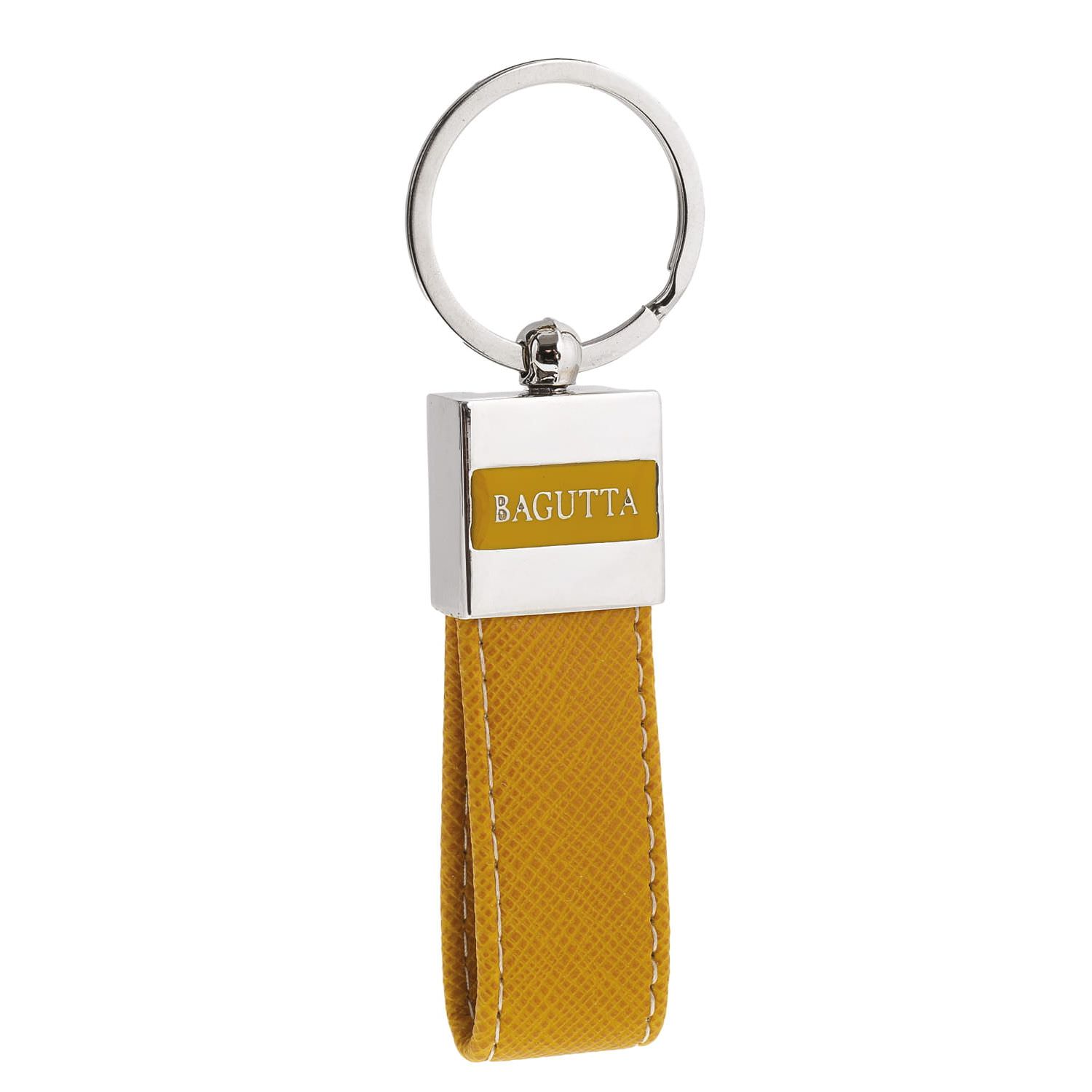 Mustard Yellow Leather Usb Keychain 